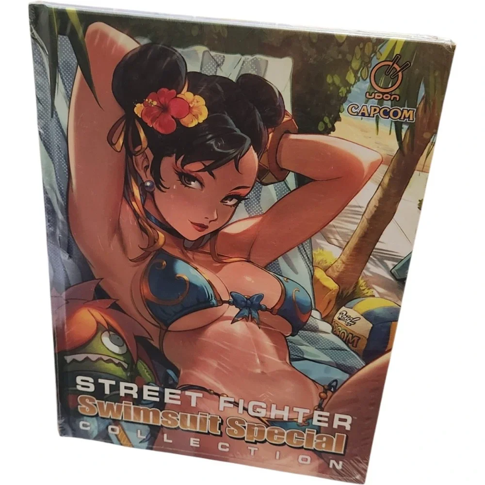 Street Fighter Swimsuit Special Collection Hardcover UDON Capcom Art Book NEW
